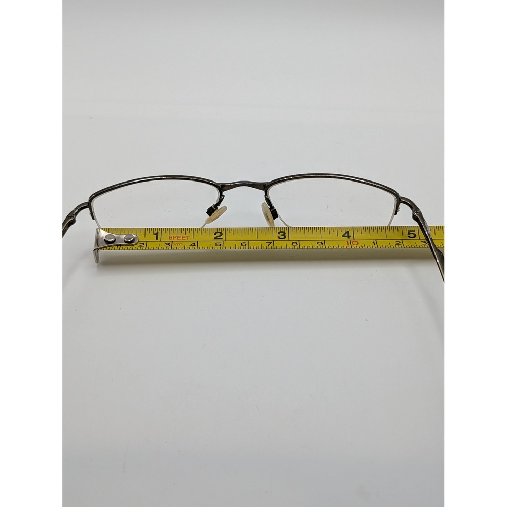 Oakley Jackknife 4.0 Semi Rimless Eyeglass Frames Metal Rectangular Pewter - Picture 12 of 16